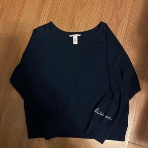 NWOT Victoria’s Secret Navy Blue Sweater - M